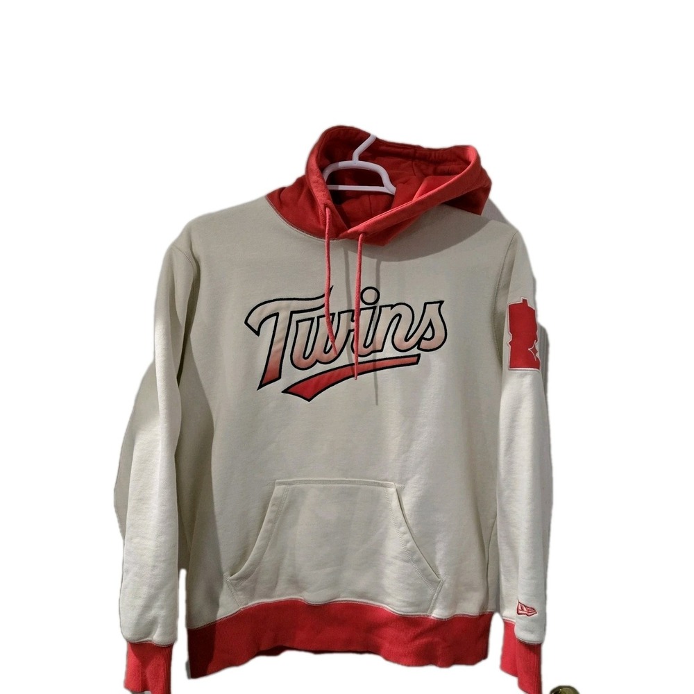 Minnesota Twins Hoodie New Era MLB Sz Large Thick, Baseball